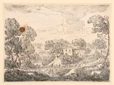 A Peasant’s Dwelling in Woody Country by Carlo Marchionni